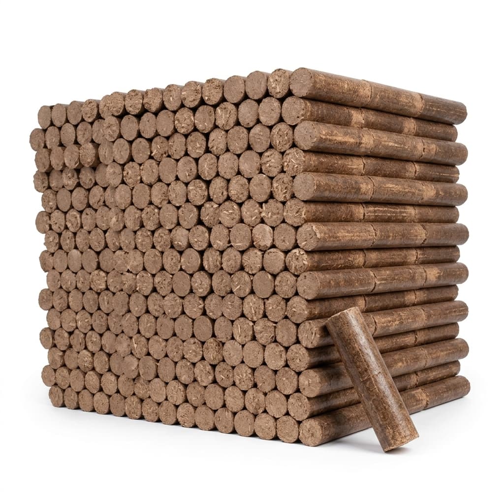 Chauffe au Bois — Bois densifié Feuillus Palette de 1 tonne Tradition Bois