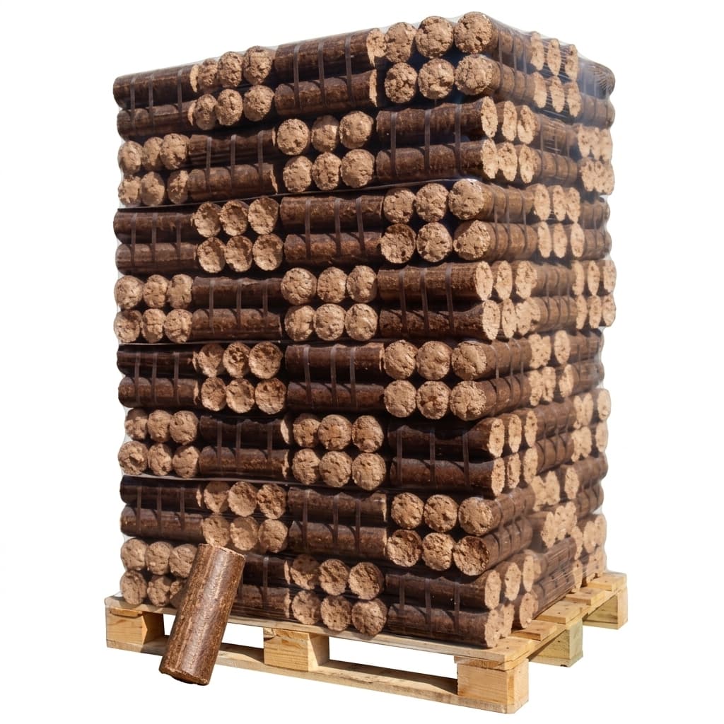 Chauffe au Bois — Bois densifié Feuillus + résineux Palette de 960 kg Bois Noble