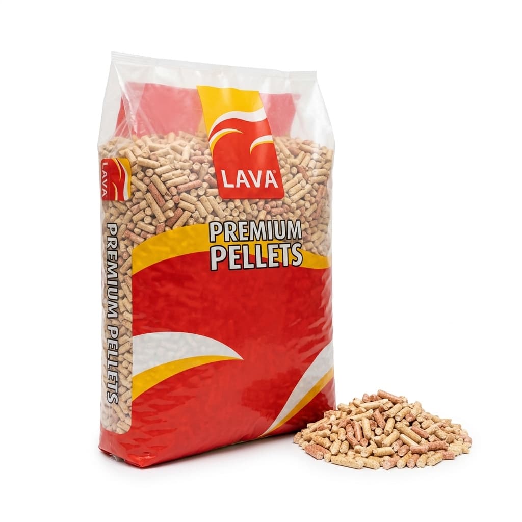 Chauffe au Bois — Pellet LAVA 100% résineux Palette de 65 sacs de 15 kg Tradition Bois