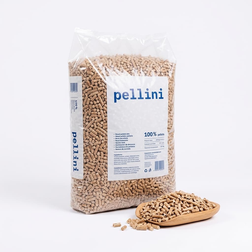 Chauffe au Bois — Pellets Pellini EN+ A1 Palette de 66 sacs de 10 kg Artisan Français