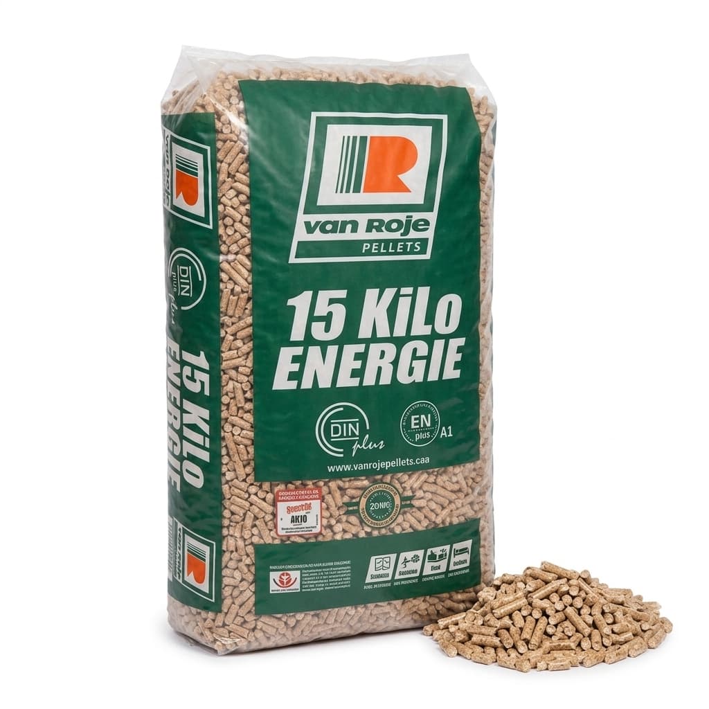 Chauffe au Bois — Pellet Van Roje Palette de 65 sacs de 15 kg Forêt Française