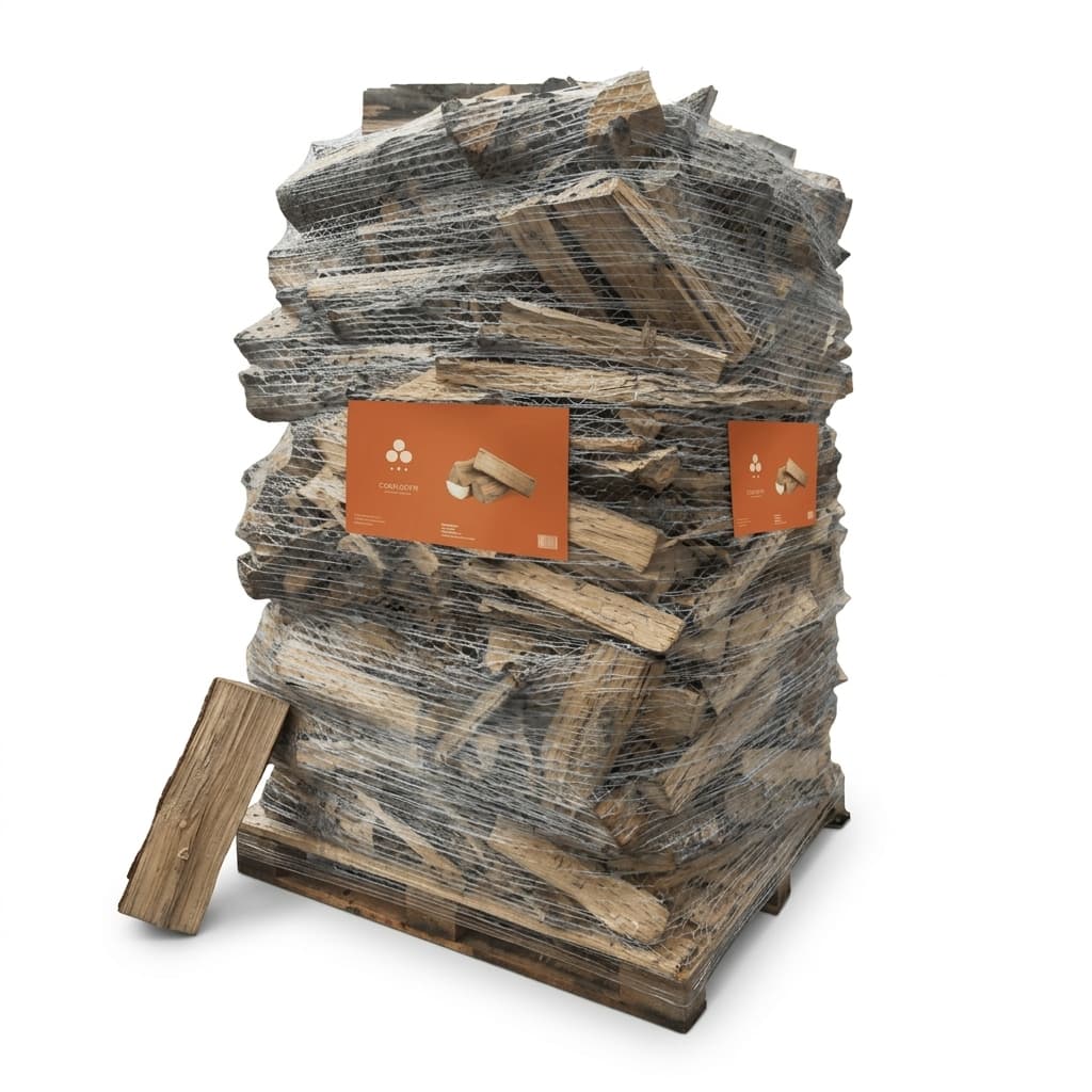 Chauffe au Bois — Bois de chauffage 50 cm Wooday 100% feuillus Séchage Naturel